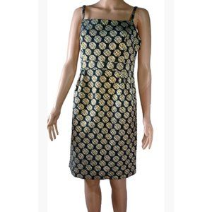 Limited Edition Gold & Black Brocade Size 8 Sleeveless Dress